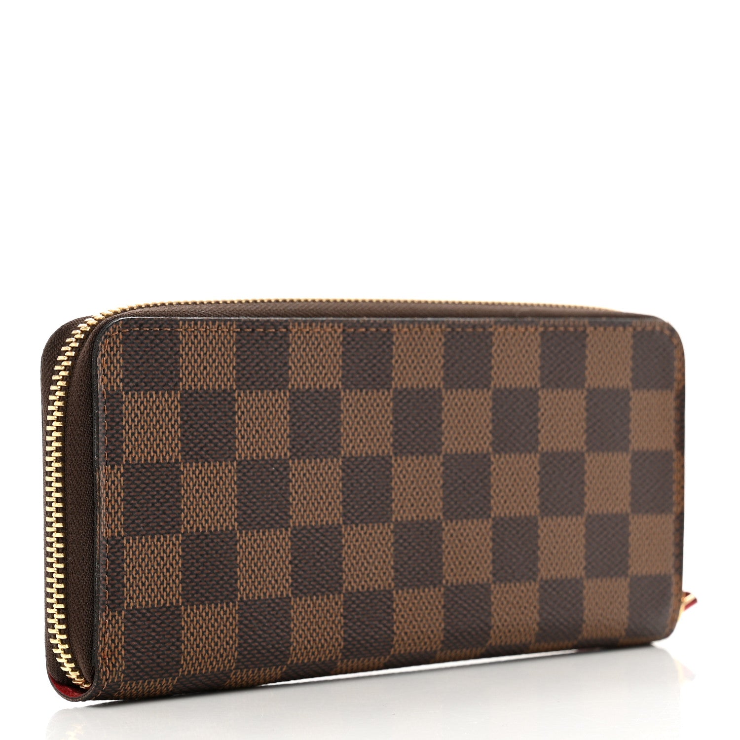Louis Vuitton Damier Ebene Clemence Wallet Cherry 3 of 6