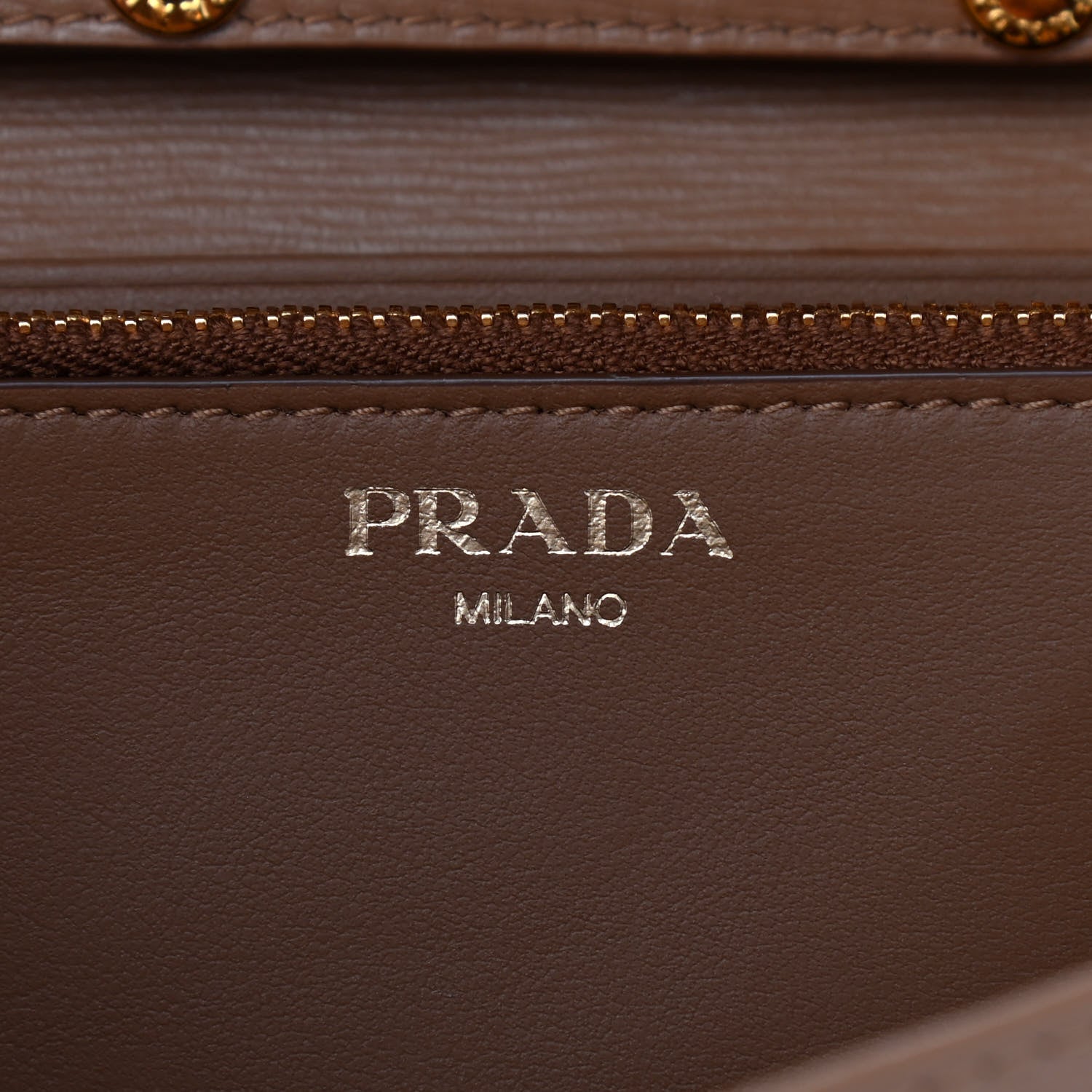Prada Vitello Move Chain Wallet Caramel 8 of 9