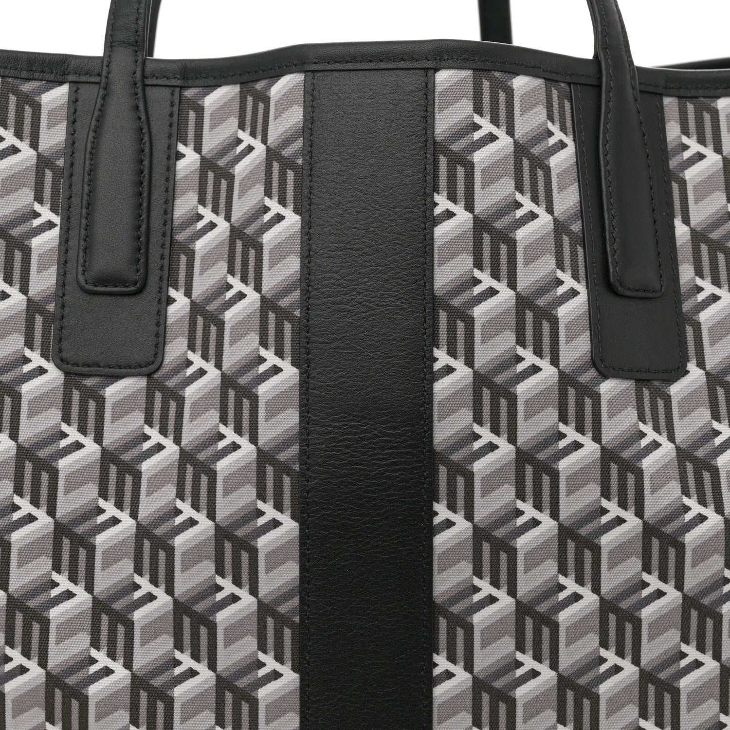 MCM Visetos Large Liz Reversible Shopper Tote Black 14 of 18