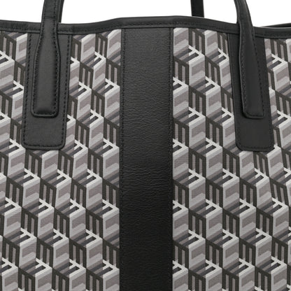 MCM Visetos Large Liz Reversible Shopper Tote Black 14 of 18