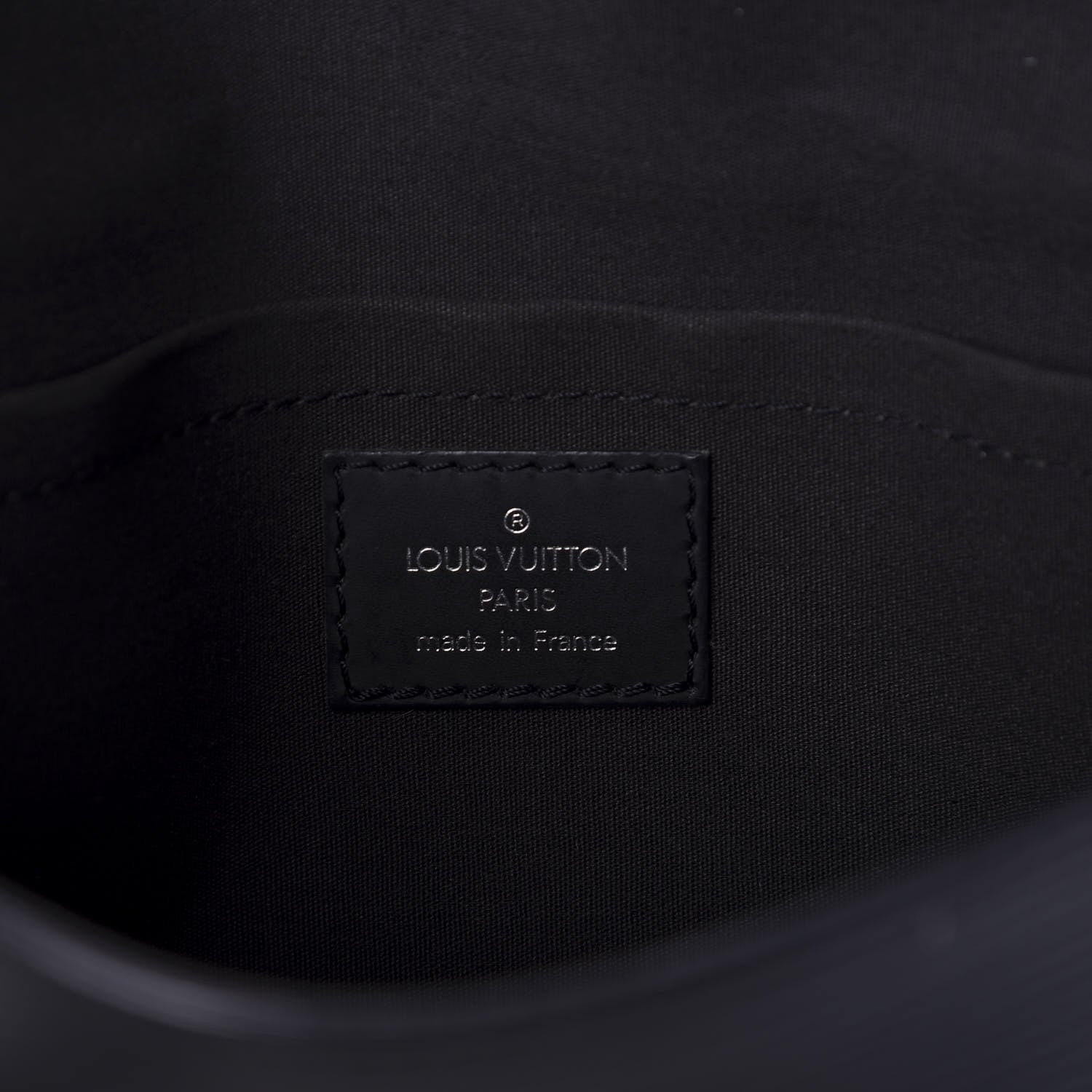 Louis Vuitton Epi Segur Pochette Black 8 of 10