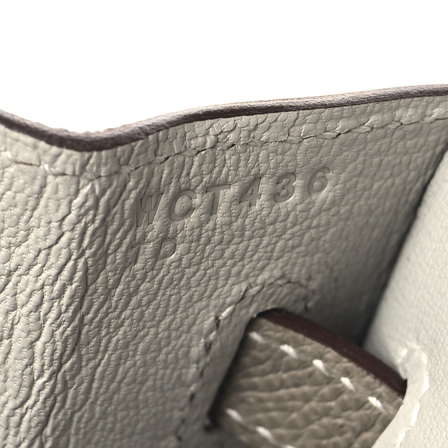 Hermes Epsom Horseshoe Birkin Sellier 25 Gris Asphalte Gris Perle 7 of 13