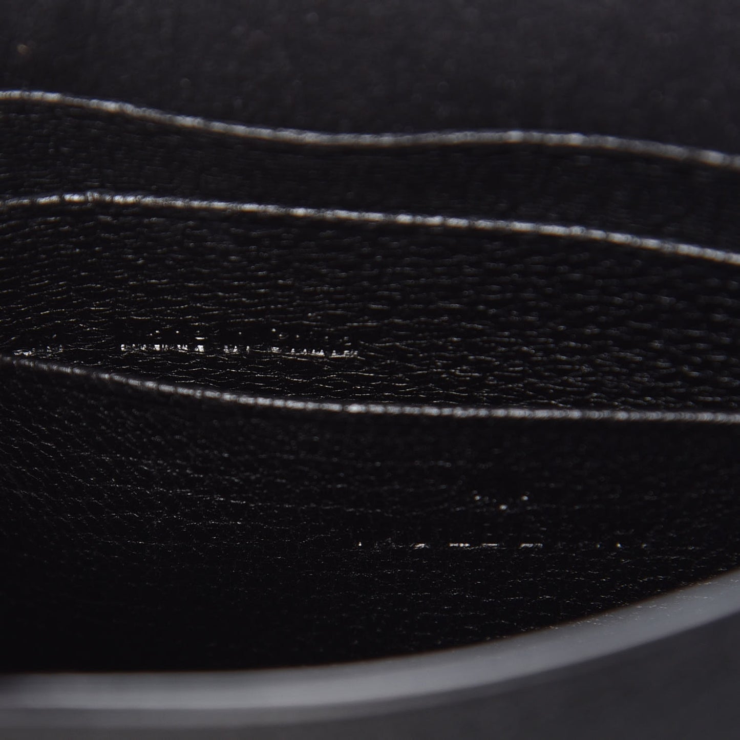 Glossy Goatskin Mini Lily Flap Black