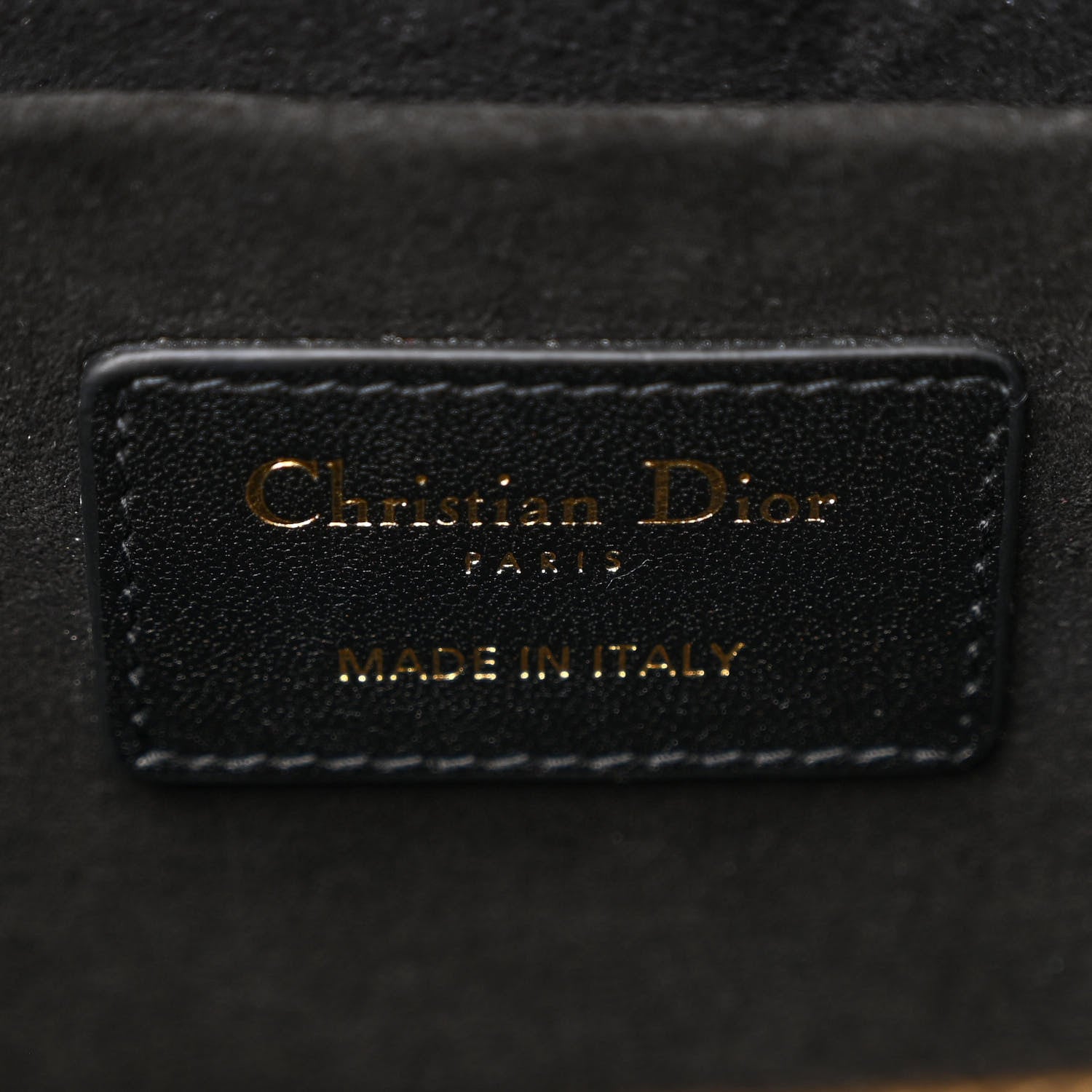 Christian Dior Lambskin Cannage Small Diortravel Vanity Case Black 6 of 12