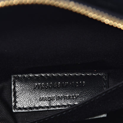 Saint Laurent Velour Matelasse Monogram Lou Belt Bag Black 6 of 8