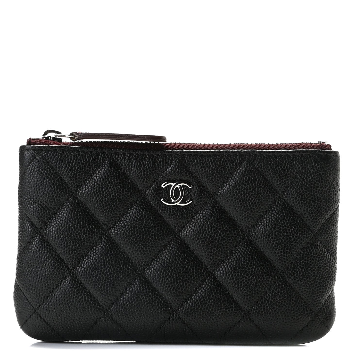 Chanel Caviar Quilted Small Cosmetic Case Black 1 of 9