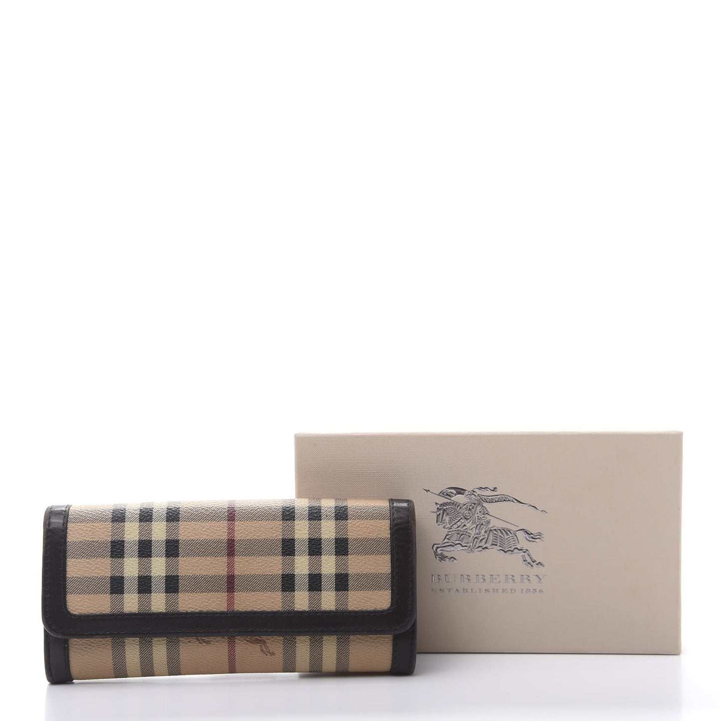 Haymarket Check Molly Continental Wallet Chocolate
