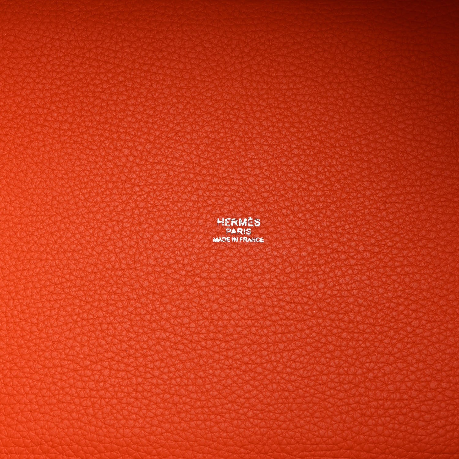 Hermes Taurillon Clemence Picotin Lock 22 MM Orange 6 of 10