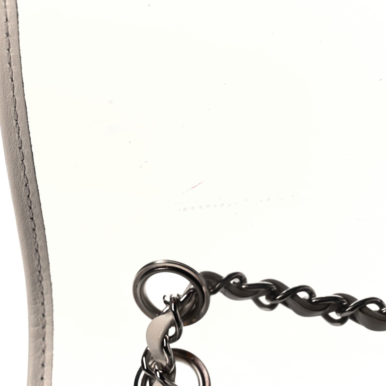 Chanel Lambskin Vinyl Large Naked Flap Silver 12 of 12