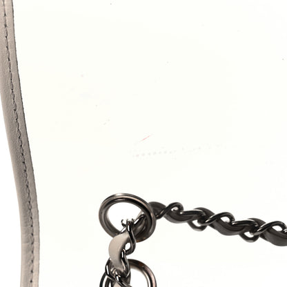Chanel Lambskin Vinyl Large Naked Flap Silver 12 of 12
