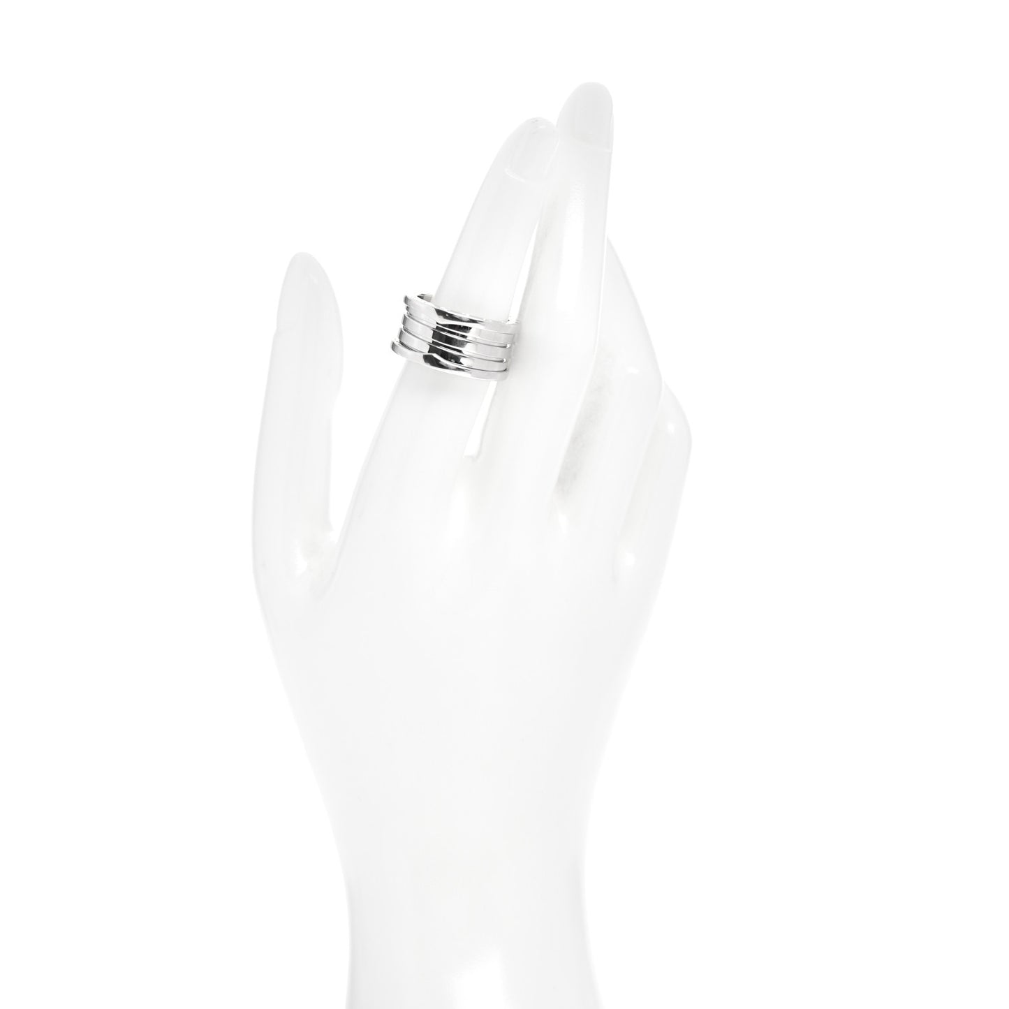 18K White Gold B.Zero1 Four-Band Ring 56 7.5