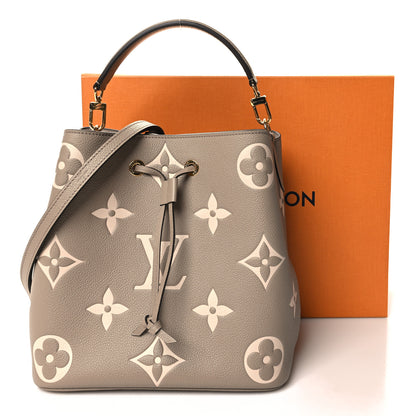 Louis Vuitton Empreinte Monogram Giant Neonoe MM Tourterelle Creme 11 of 11