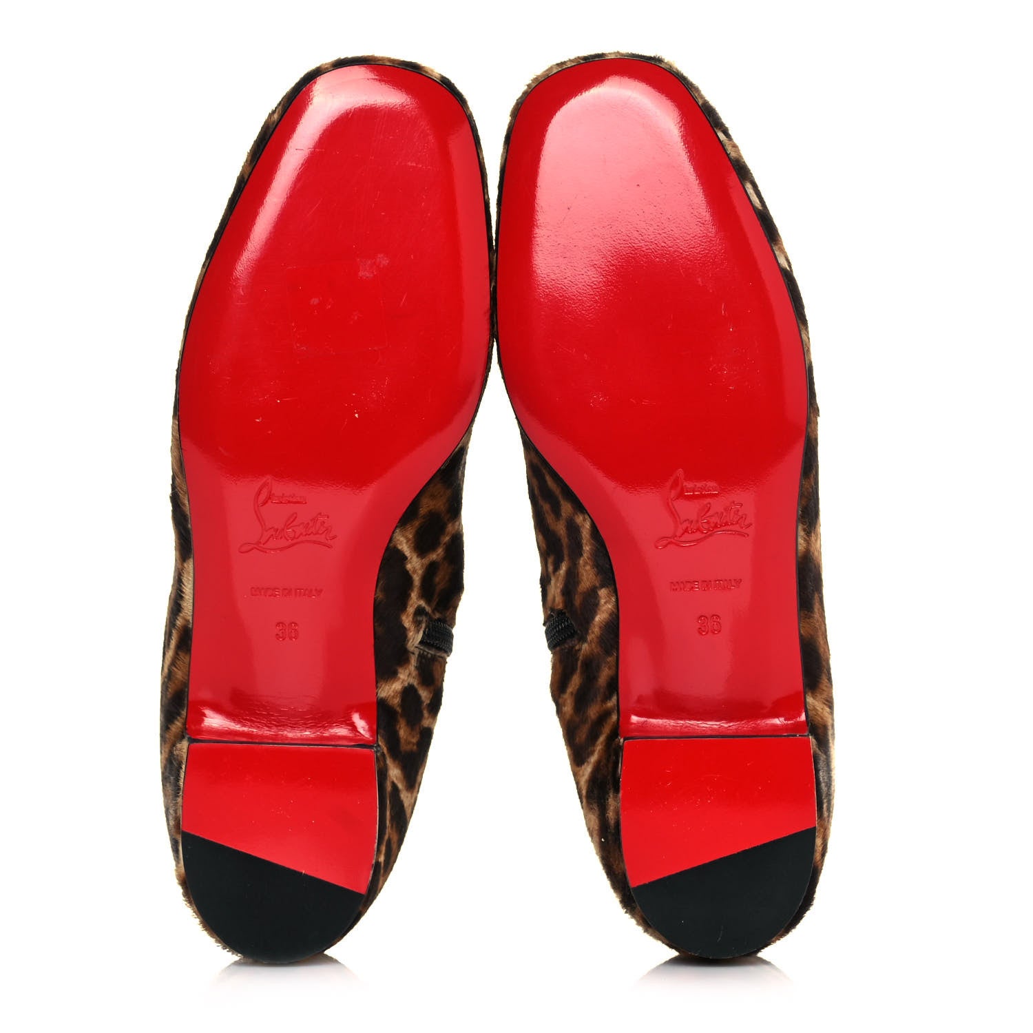 Christian Louboutin Pony Hair Tounoir Ankle Boots 36 Leopard 5 of 11