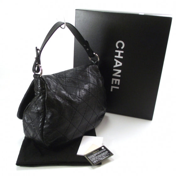 Leather On The Road Large Flap Black