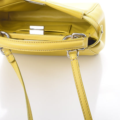 Fendi Nappa Mini Peekaboo Iconic Satchel Lime 5 of 8