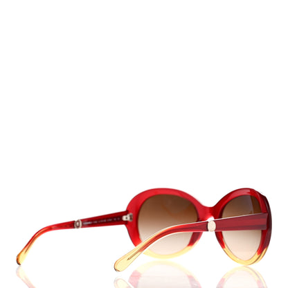 Chanel Acetate CC Sunglasses 5156 Red 4 of 6