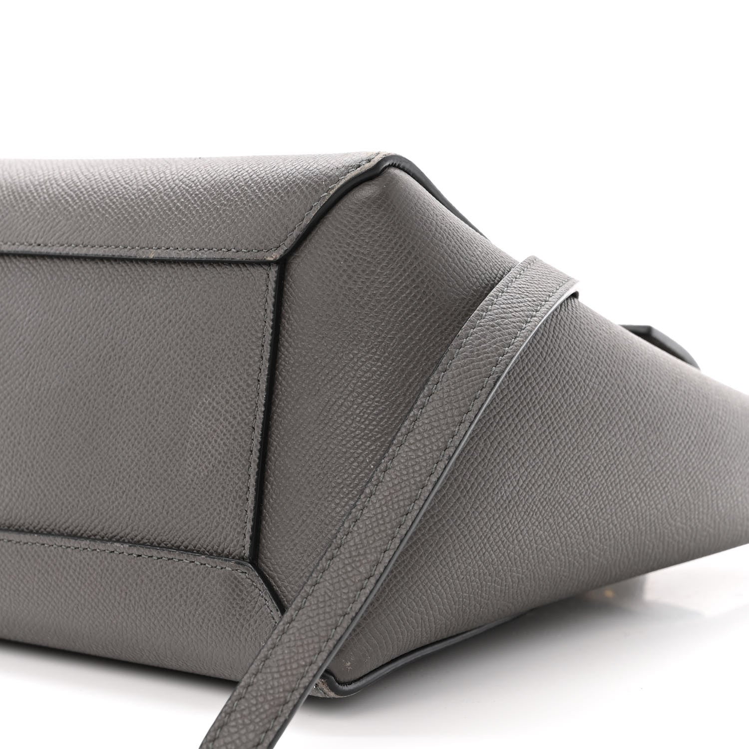 Celine Grained Calfskin Micro Belt Bag Grey 10 of 21