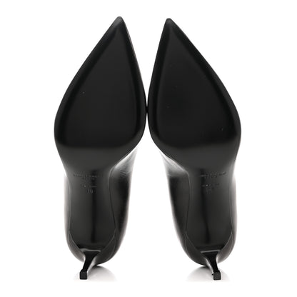 Saint Laurent Calfskin Anja 85 Pumps 36 Black 6 of 10