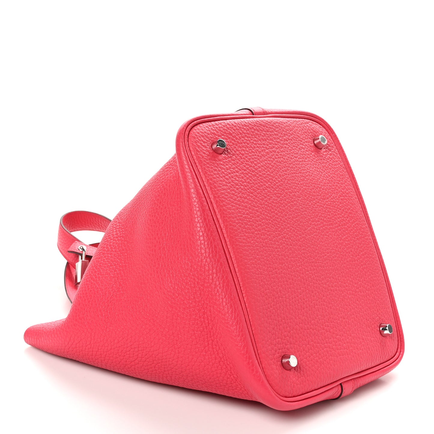 Taurillon Clemence Picotin Lock 22 MM Rose Extreme