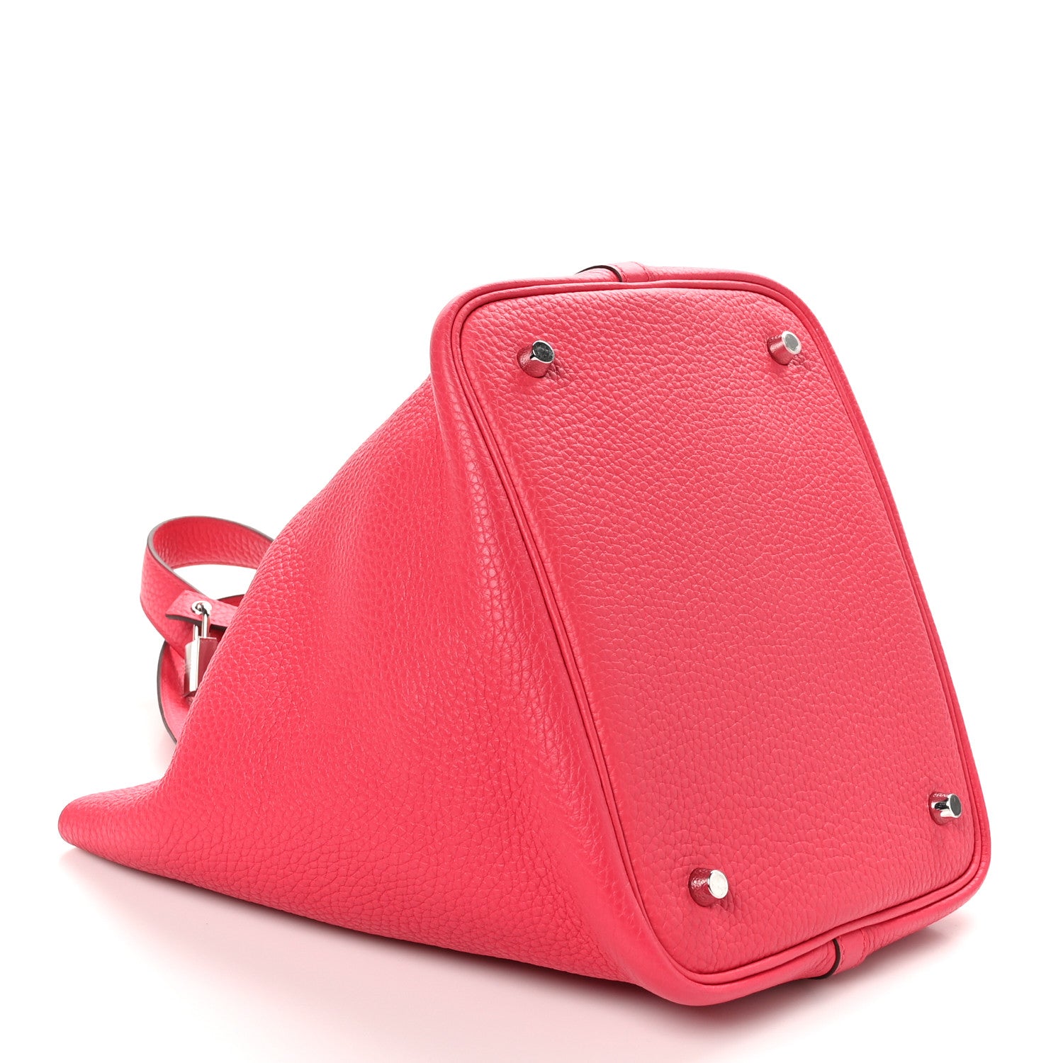 Hermes Taurillon Clemence Picotin Lock 22 MM Rose Extreme 4 of 12
