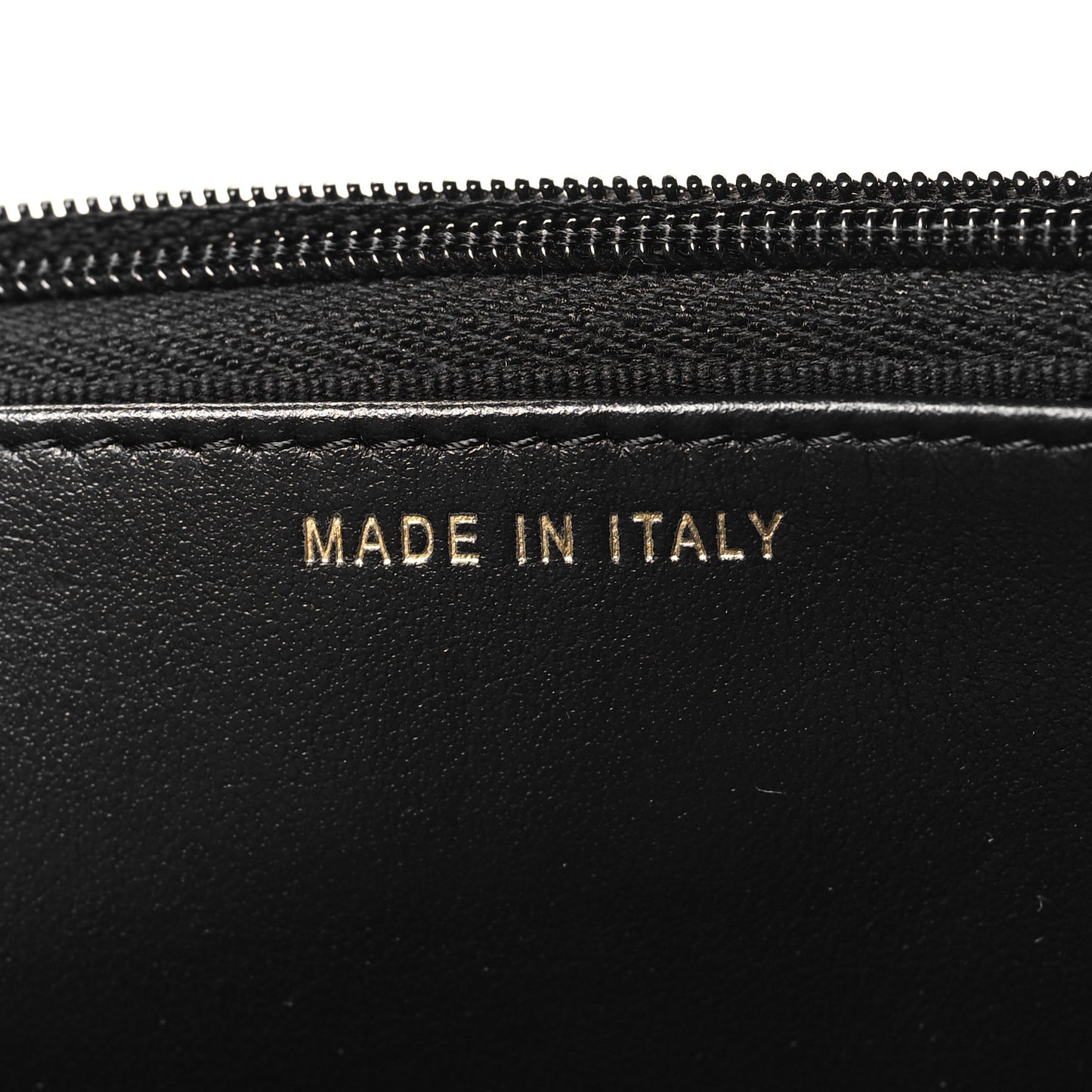 Caviar Quilted Studded CC Wallet on Chain WOC Black