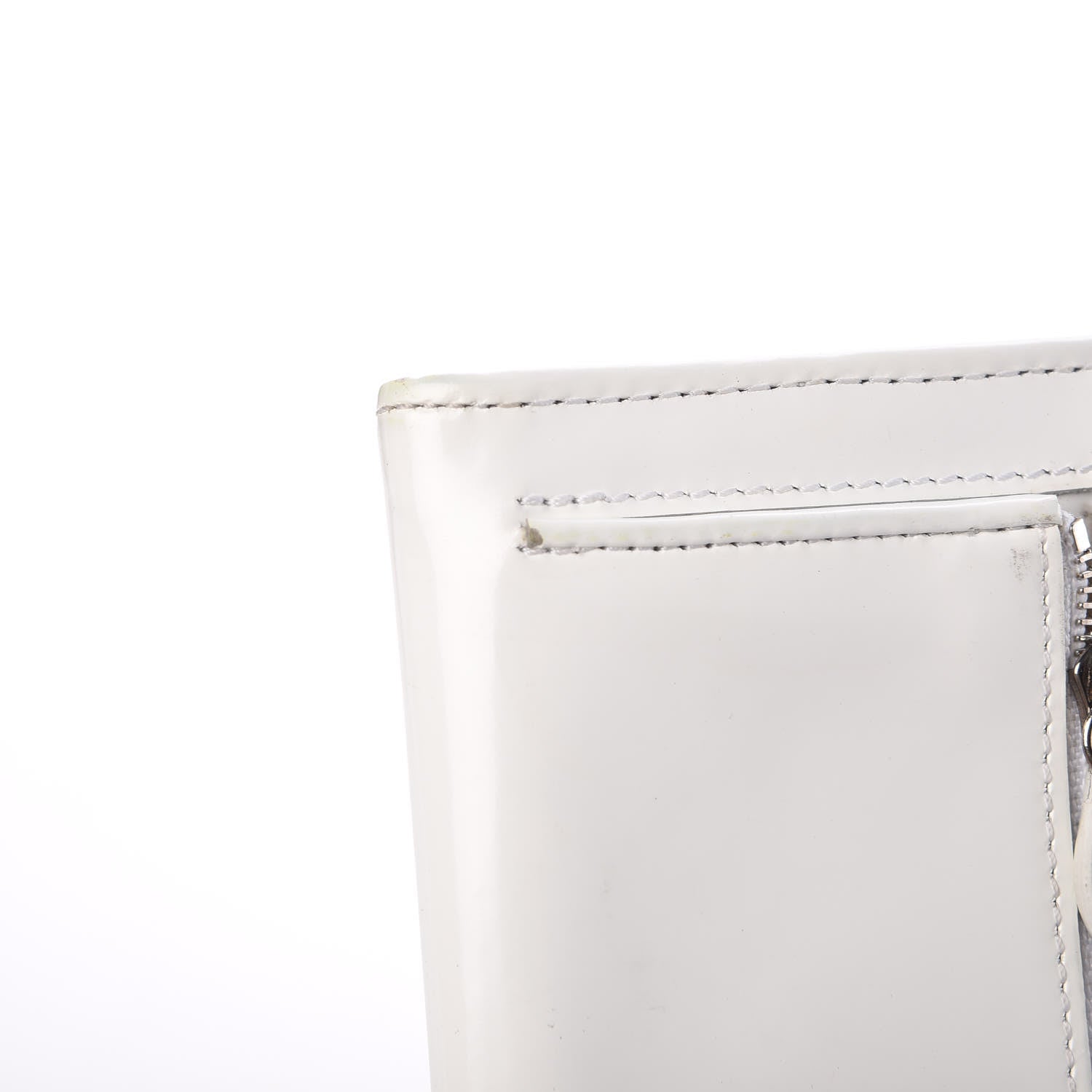 Mulberry Patent Continental Wallet White 8 of 11