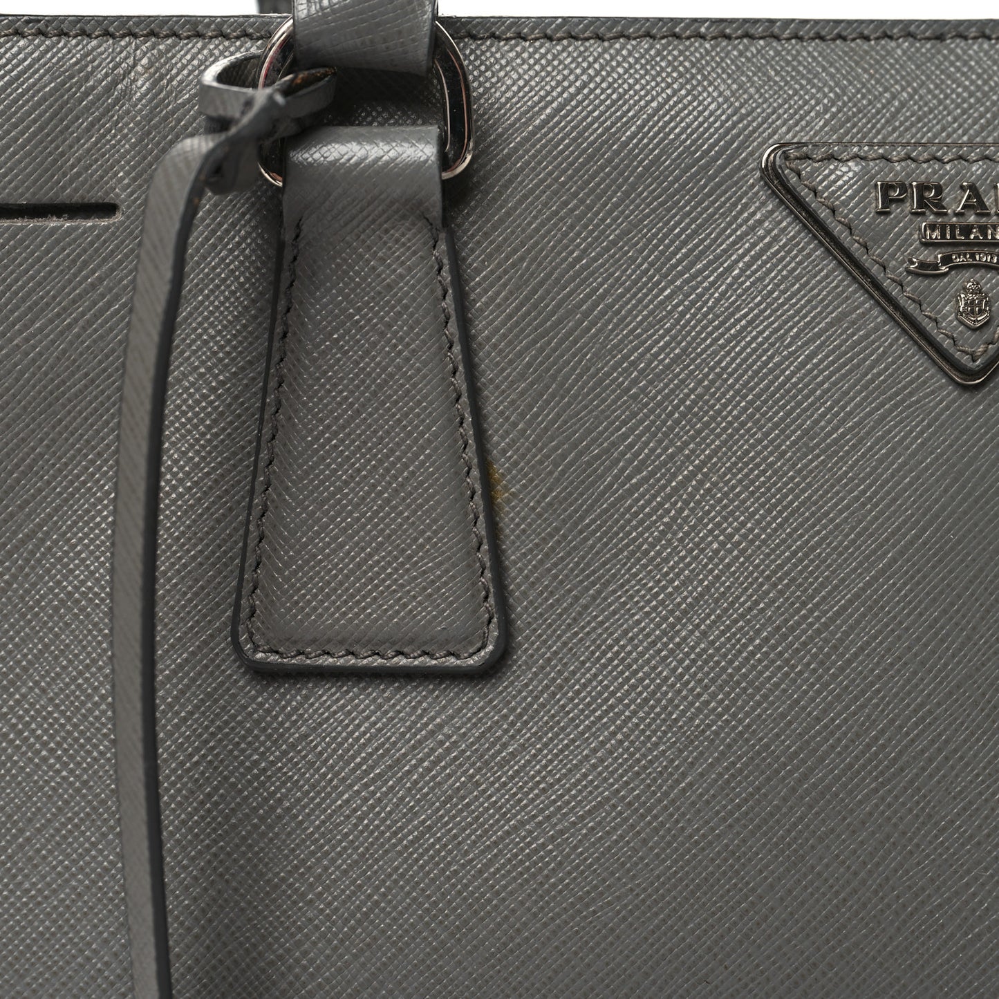 Saffiano Medium Galleria Double Zip Tote Marmo
