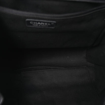 Chanel Lambskin Cells Accordion Tote Black 5 of 10