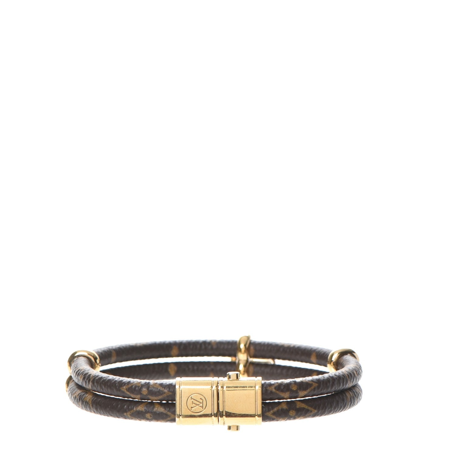 Louis Vuitton Monogram Keep It Twice Bracelet 17 4 of 7