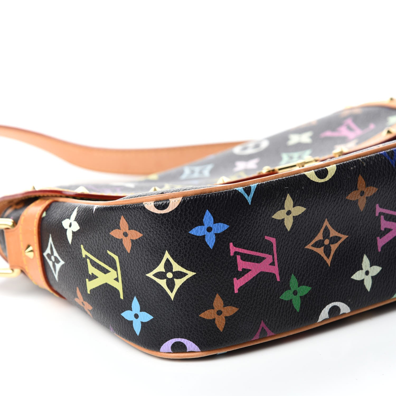 Louis Vuitton Monogram Multicolor Sologne Black 6 of 12
