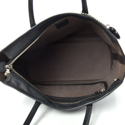 MCM Visetos Dog Bone Shopper Tote Black 5 of 9