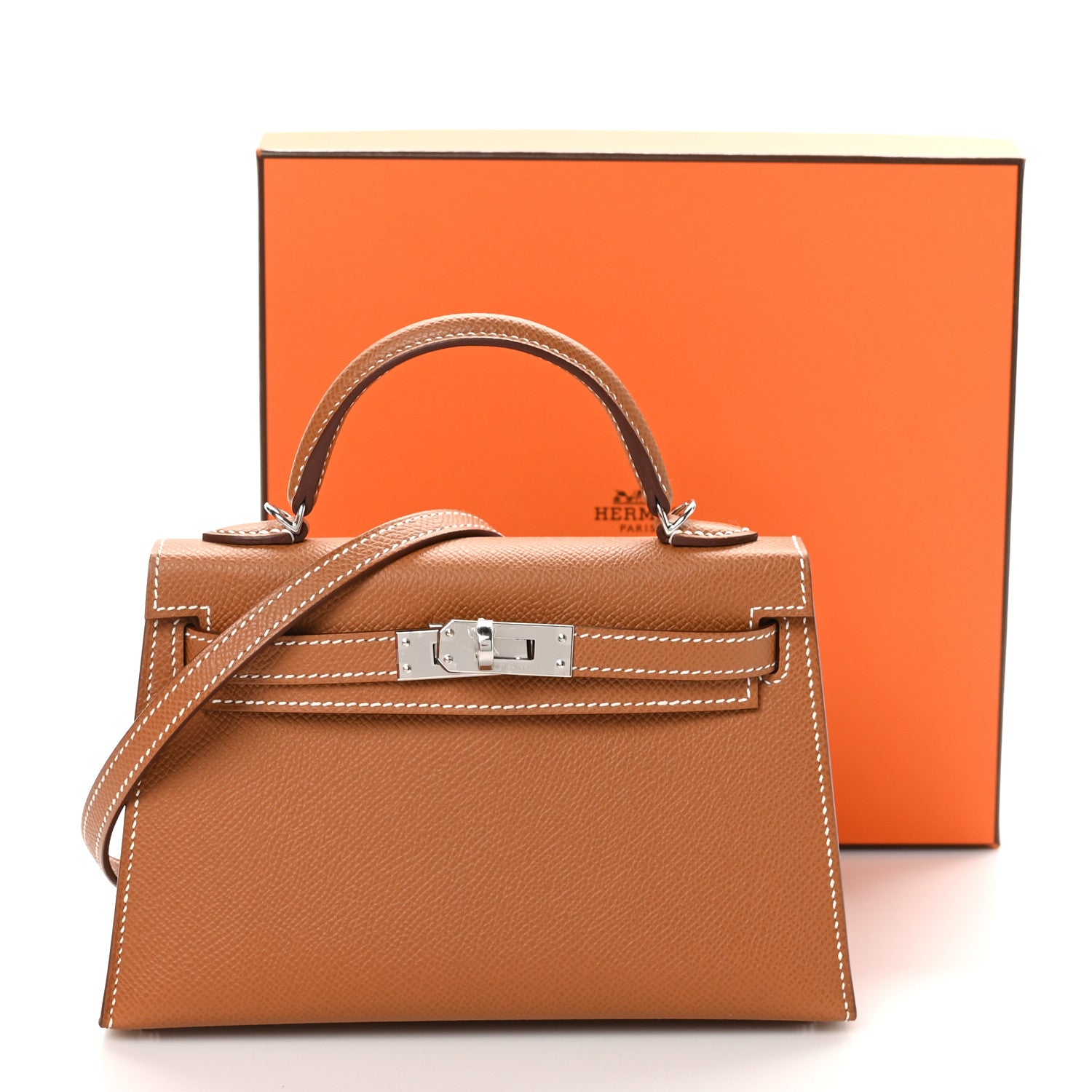 Hermes Epsom Mini Kelly Sellier 20 Gold 12 of 12