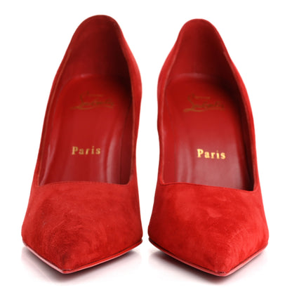 Christian Louboutin Veau Velours Kate Max 100 Pumps 37.5 Loubi 3 of 9