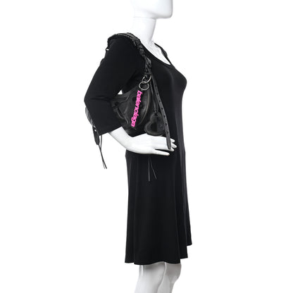Balenciaga Used Calfskin Small Le Cagole Shoulder Bag Black 2 of 10