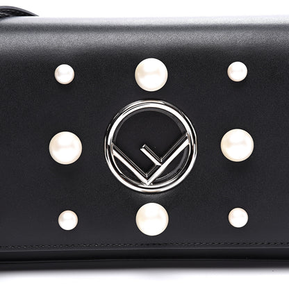 Fendi Vitello Liberty Pearl F is Fendi Wallet On Chain Black 10 of 10