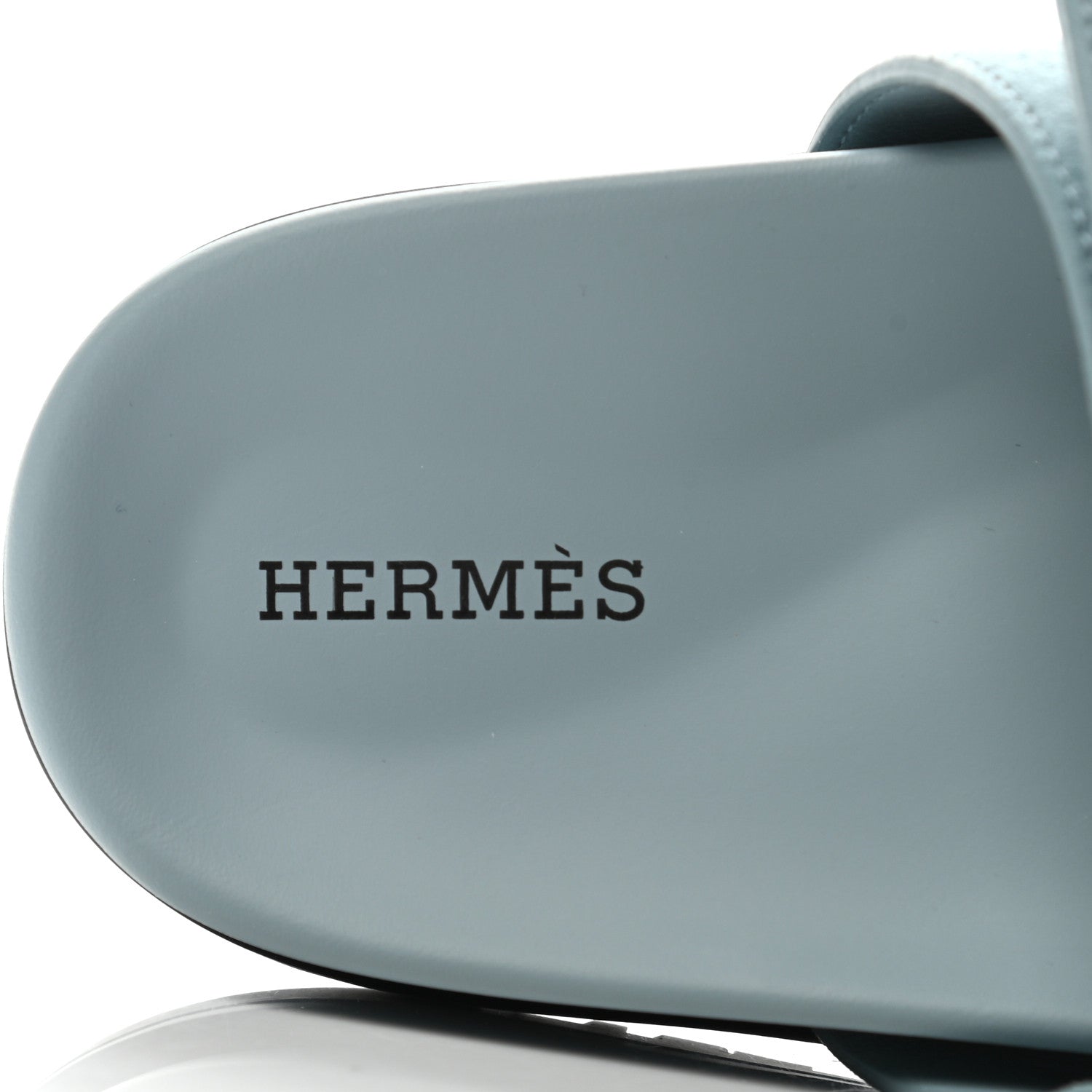 Hermes Suede Goatskin Womens Chypre Sandals 37 Vert d'eau 5 of 12