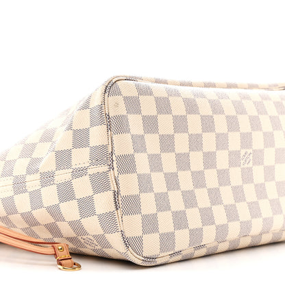 Louis Vuitton Damier Azur Neo Neverfull MM Rose Ballerine 8 of 11