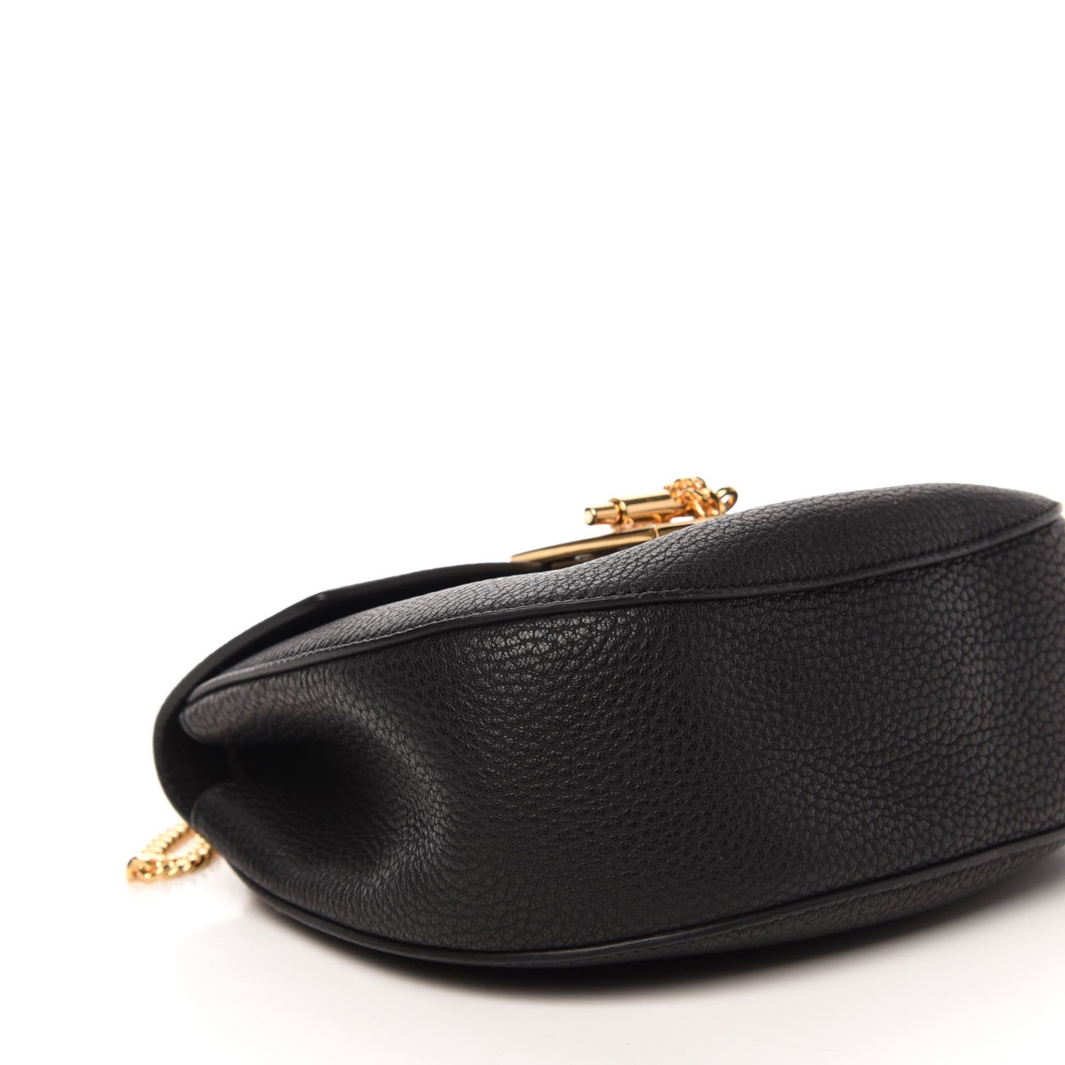 Chloe Grained Lambskin Mini Drew Shoulder Bag Black 6 of 10