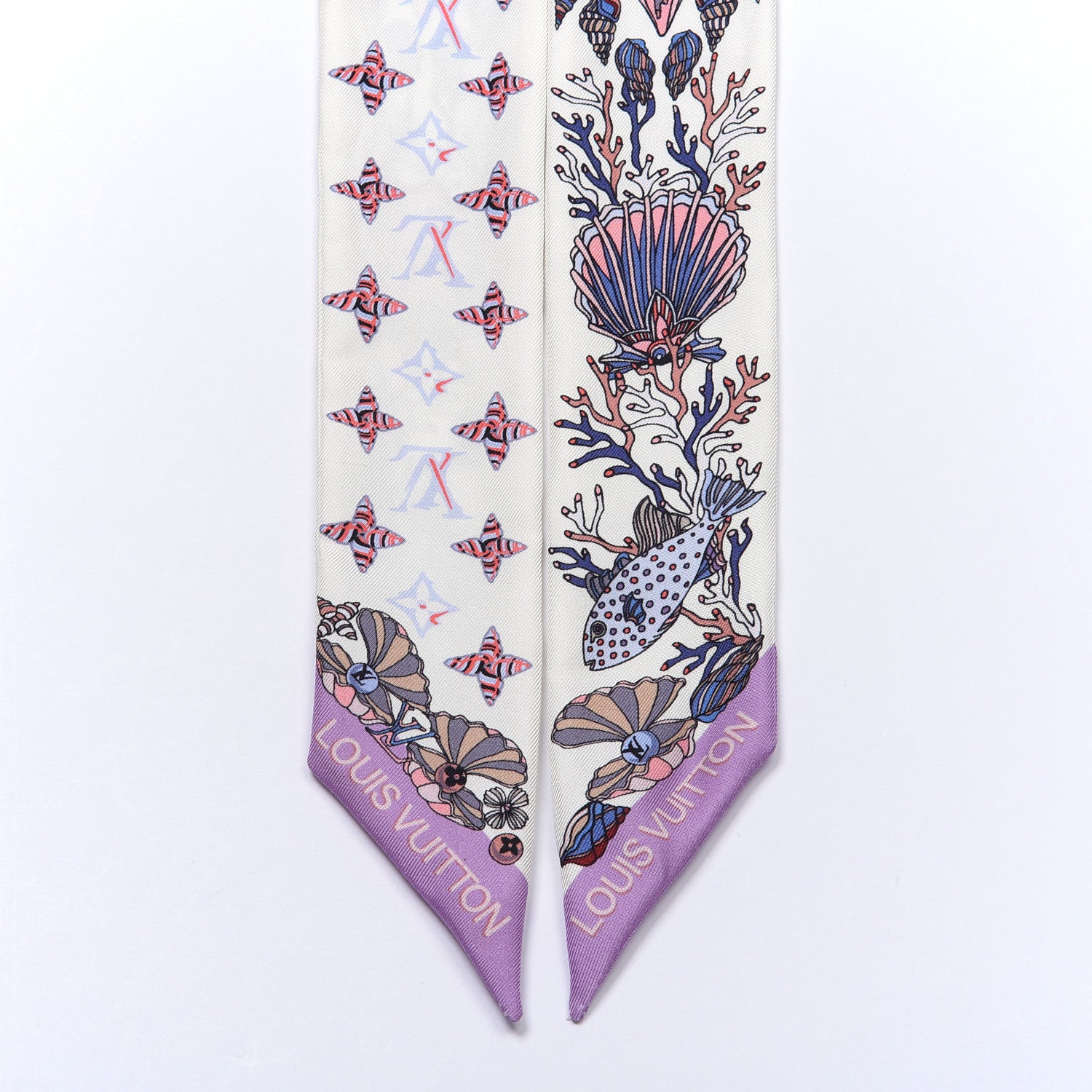 Louis Vuitton Silk Sea Of Love BB Bandeau White 2 of 4
