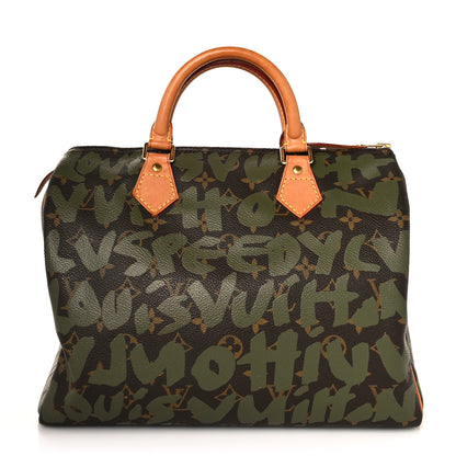 Louis Vuitton Monogram Graffiti Speedy 30 Kaki 1 of 16