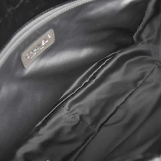 Chanel Leather Twisted Maxi Flap Black 7 of 15