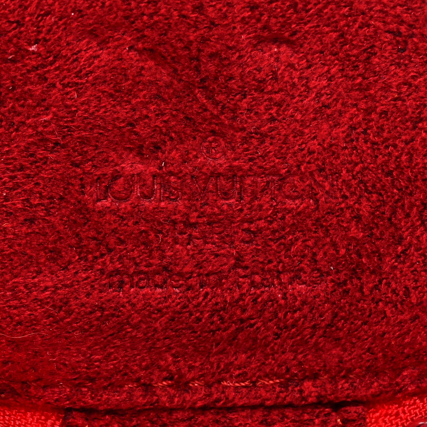 Epi Ecrin Bijoux 8cm Jewelry Box Case Castillan Red