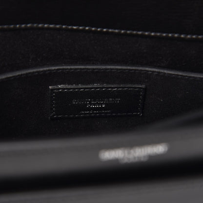 Saint Laurent Calfskin Large Monogram Sunset Black 7 of 7