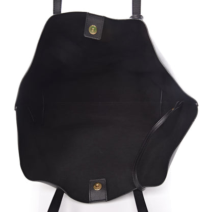 Saint Laurent Calfskin Large Shopping Tote Black 6 of 17