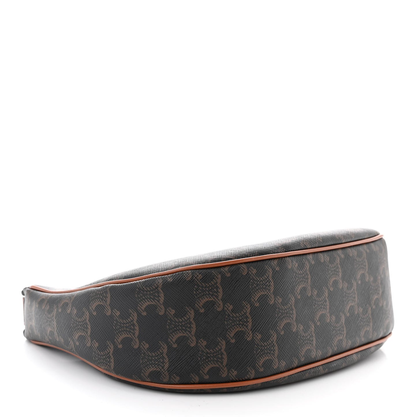 Triomphe Canvas Calfskin Ava Shoulder Bag Tan