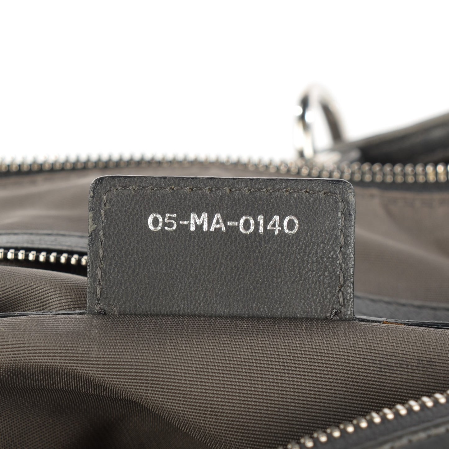 Lambskin Cannage Medium Granville Tote Grey