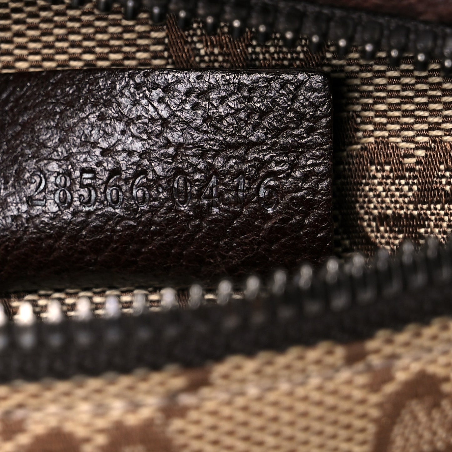 GG Plus Monogram Double Pocket Belt Bag Dark Brown