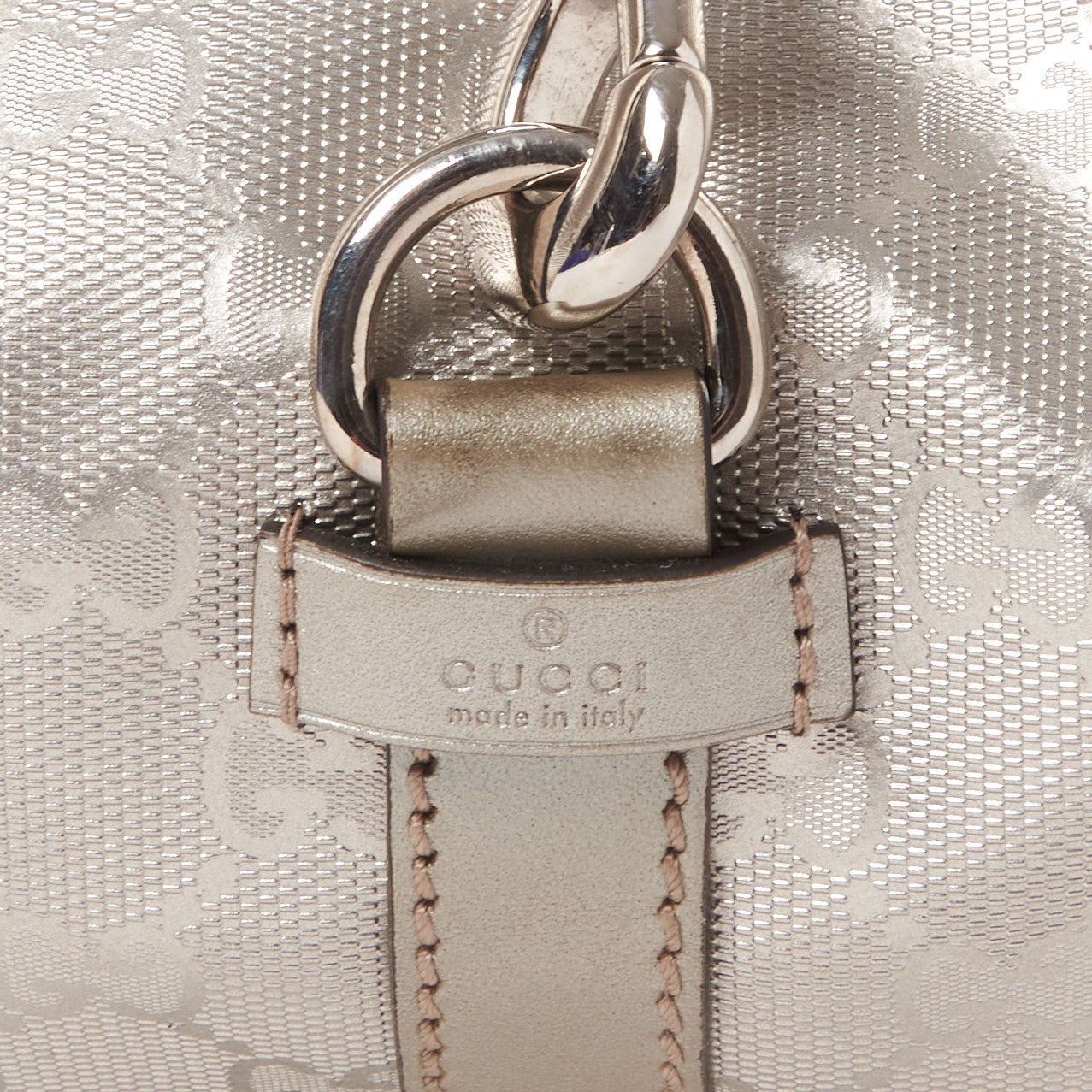 Imprime Monogram Medium Joy Shoulder Bag Silver