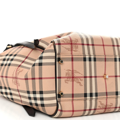 Burberry Haymarket Check Small Canterbury Tote Black 8 of 11