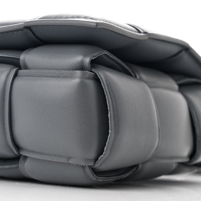 Bottega Veneta Nappa Maxi Intreccio Padded Cassette Crossbody Bag Thunder 10 of 10